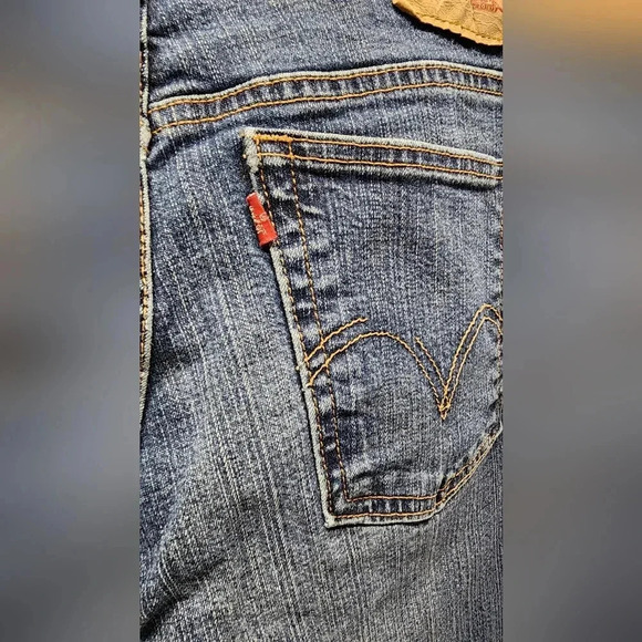 Levi's Relaxed Bootcut 550 16 S Medium Wash Good Condition - Picture 15 of 16